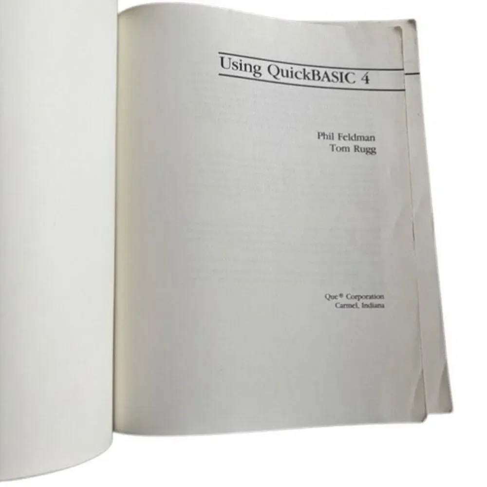 Using Quickbasic 4 Book - Picture 3 of 5
